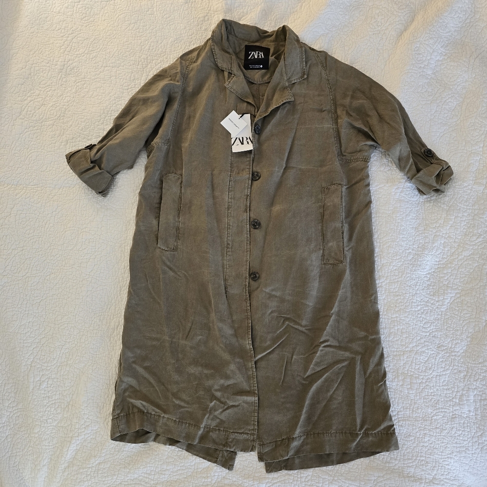 Zara, Trench Coat, NWT - Picture 1 of 17